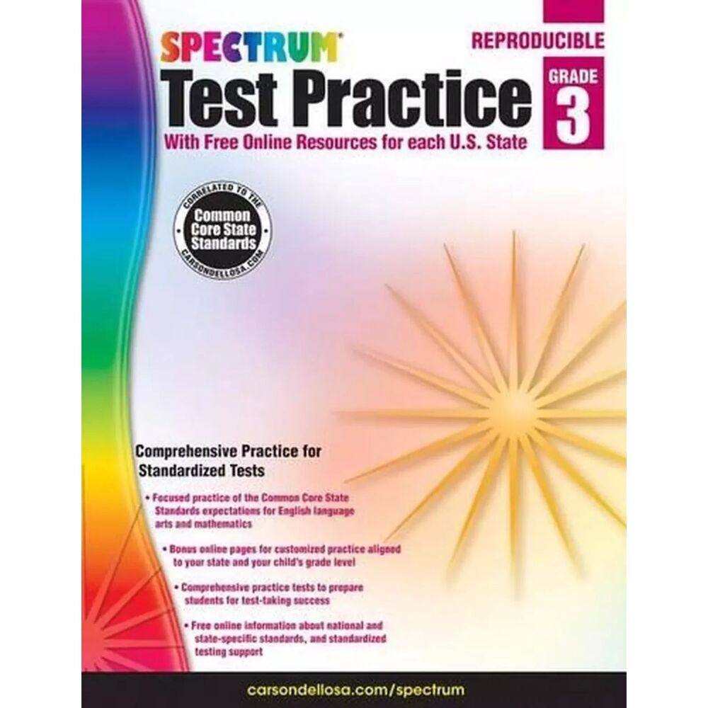 Spectrum Test Practice, Grade 3: Volume 63 by Spectrum (English) Paperback Book